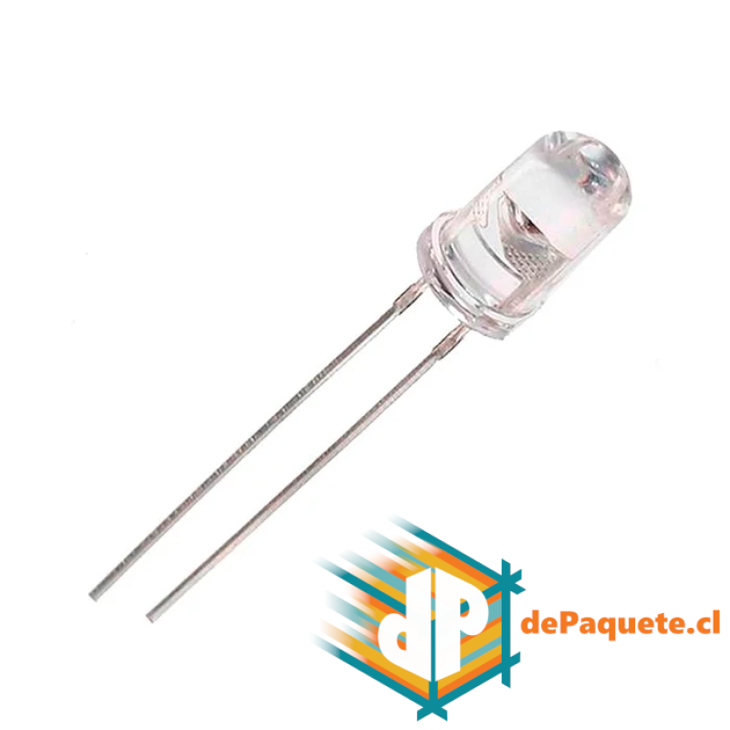 Diodo LED 5mm Blanco Alto brillante Diodo LED 5mm Blanco Alto brillante