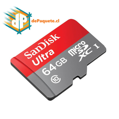 Memoria MicroSD XC SanDisk 64GB Ultra UHS-I