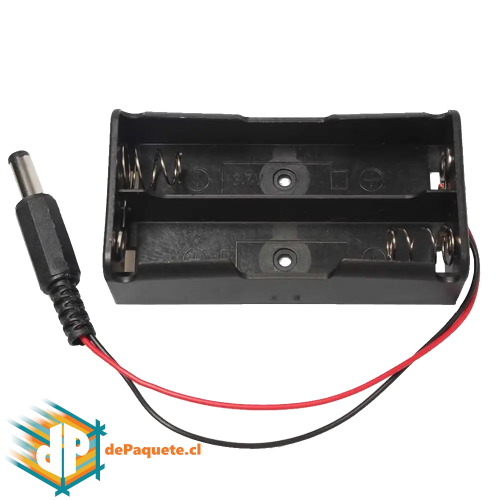 Portapilas x2 18650 con Plug