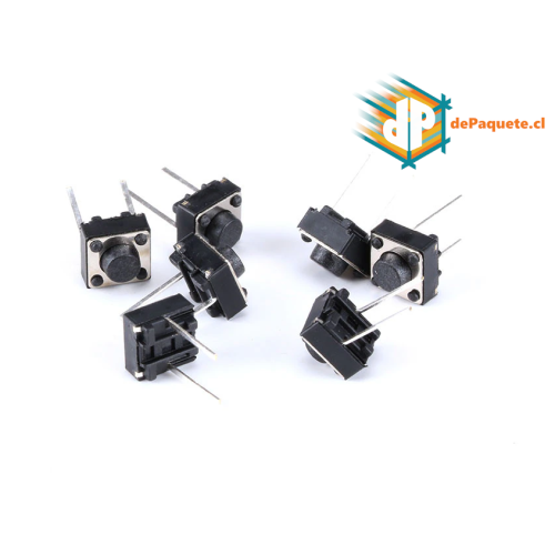 Pulsador 6x6x5mm 2pin
