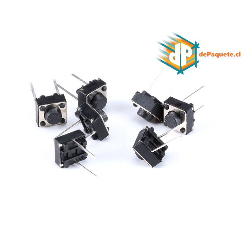 Pulsador 6x6x5mm 2pin