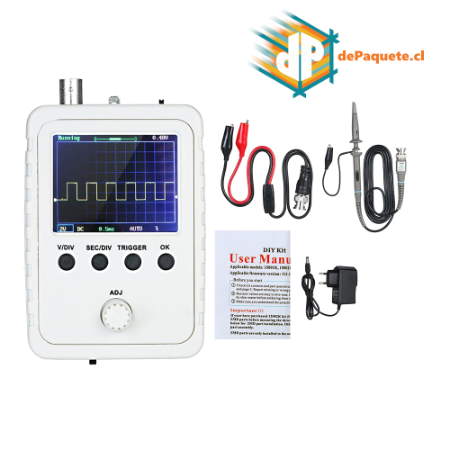 Osciloscopio digital TFT 2.4"