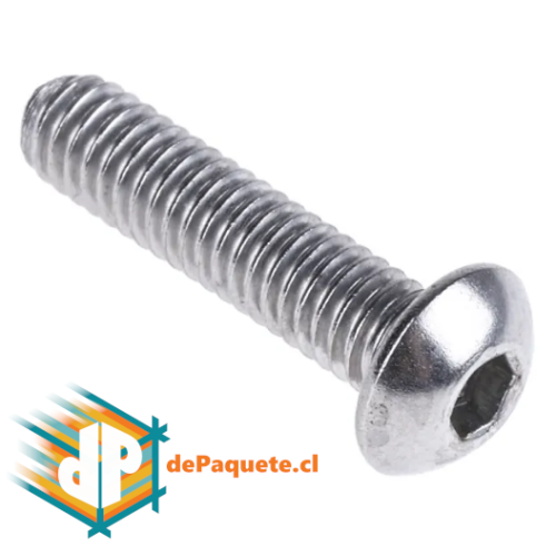 Tornillo acero inox M4x16mm