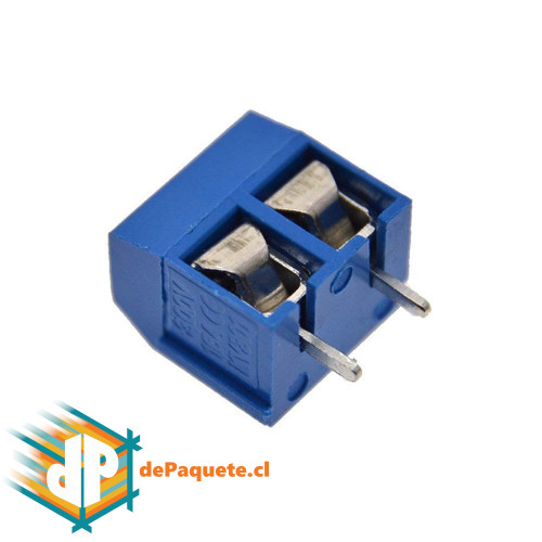Conector de Tornillo Kf301-2p (azul)