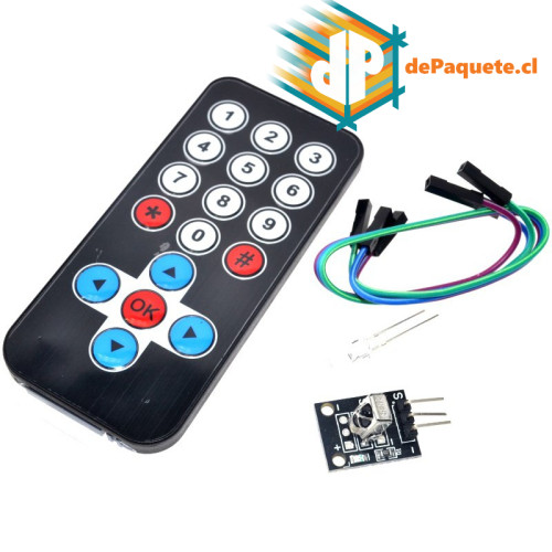 Pack control remoto con receptor IR – KY-022