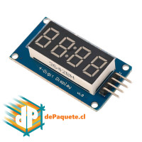 Módulo display 7 segmentos de 4 dígitos – TM1637