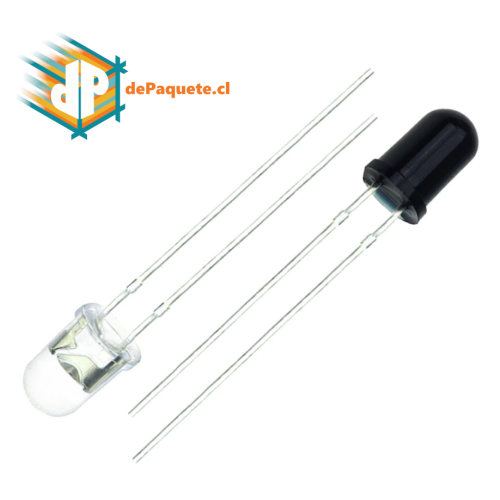 Par LED Infrarrojo 5mm