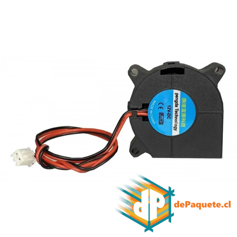 Ventilador soplador turbofan 12VDC