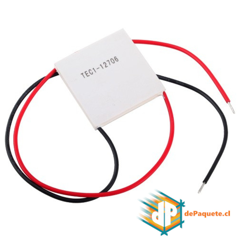Celda Termoeléctrica Peltier Cerámica Modelo TEC1-12706 12V 60W