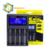 Cargador universal inteligente de baterías Lii-PD4