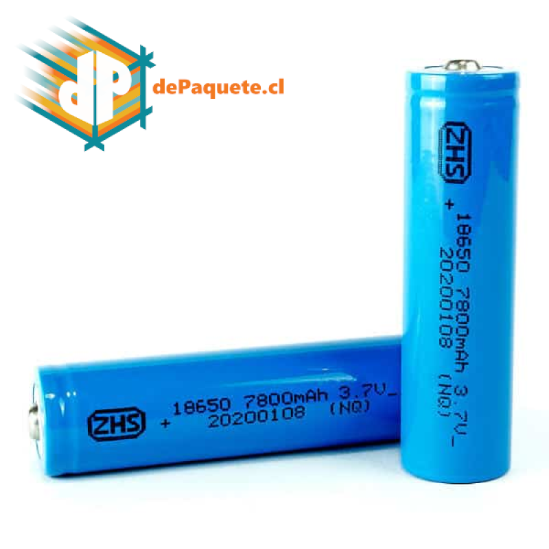 Pila Bateria 18650 Recargable ZHS 7800mAh 3.7V Pila Bateria 18650 Recargable ZHS 7800mAh 3.7V