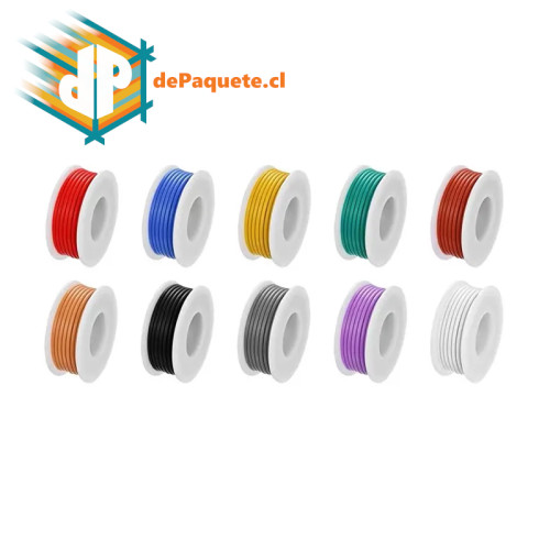 Cable 24AWG UL 1007 20 metros (medium flex)