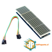 Módulo matriz de luces LED 8x32 – MAX7219