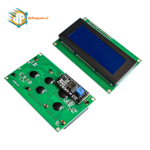 Pantalla LCD 2004 - Incluye adaptador I2C