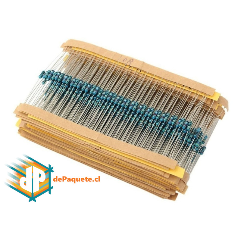 Kit 600 Resistencias 1/4W - 30 valores