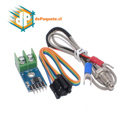 Módulo MAX6675 + Módulo de temperatura termocupla Sensor tipo K