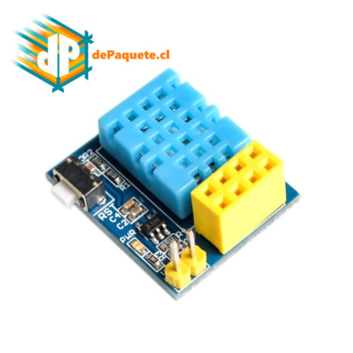 Sensor de temperatura y humedad DHT11 con ranura para ESP01 S-Series (Módulo WiFi)