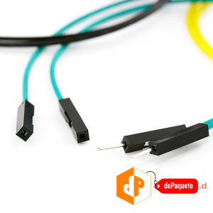 Cable Dupont (Jumper) Macho-Hembra 20CM (1 Unidad) Cable Dupont (Jumper) Macho-Hembra 20CM (1 Unidad)